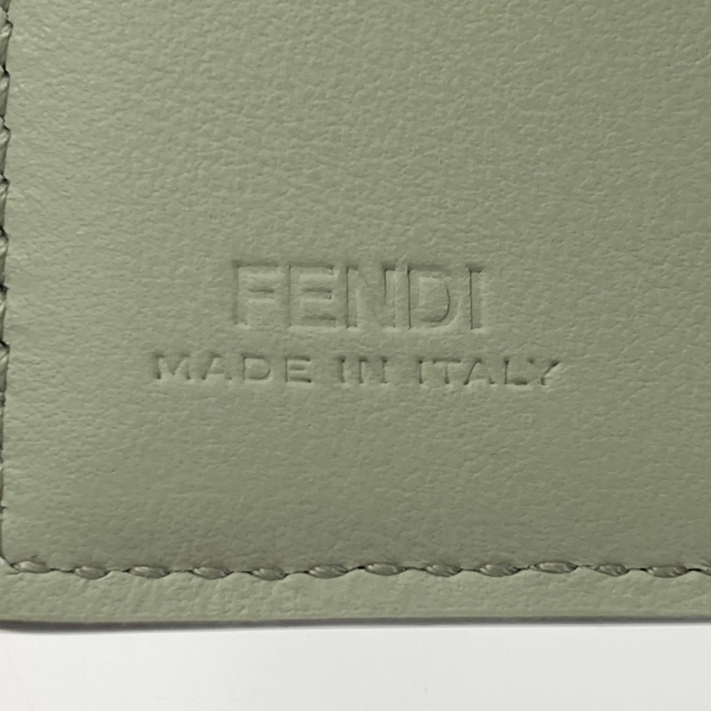 Fendi Peekaboo Tri fold Wallet Python Compact Bag - image 3